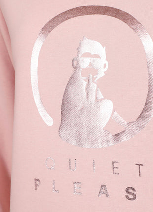 Quiet Please Crossroad Metallic Baseline Crewneck