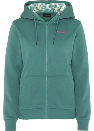 Chiemsee Sweatjacke mit kontrastfarbenem Kapuzen-Innenfutter