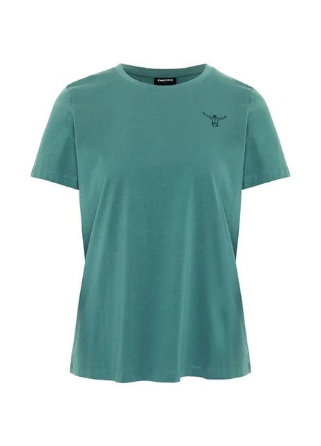 Chiemsee Damen T-Shirt mit tonalem Stick & Print