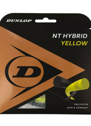 DUNLOP Tennis-Saite Revolution NT Hybrid Yellow Set