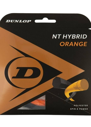 DUNLOP Tennis-Saite Revolution NT Hybrid Orange Set